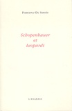 Francesco De Sanctis - Schopenhauer et Leopardi.