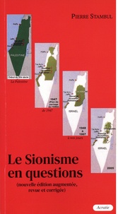 Pierre Stambul - Le Sionisme en question.