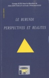Alain Kounzilat - Nouvelles Congolaises N° 39-40, Avril-Septembre 2004 : Le Burundi : perspectives et réalités.