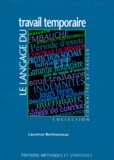 Laurence Berthonneau - Le Langage Du Travail Temporaire.