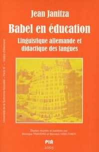 Jean Janitza - Babel en éducation - Linguistique allemande et didactique des langues.