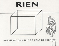 Remy Charlip et Eric Dekker - Rien.