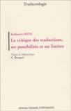 Katharina Reiss - La critique des traductions, ses possibilités et ses limites.