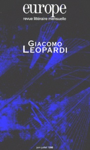  Collectif - Europe Juin-Juillet 1998 N°830-831 : Leopardi Giacomo.