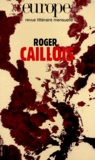  Anonyme - Europe N° 859-860 Novembre-Decembre 2000 : Roger Caillois.