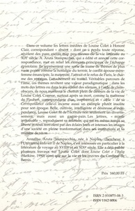 Lettres inédites de Louise Colet à Honoré Clair (1839-1871)