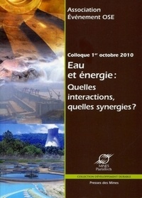  Master OSE - Eau et Energie : quelles interactions, quelles synergies ? - Actes du colloque.