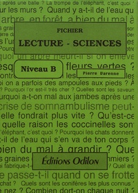 Pierre Varenne - Fichier Lecture-Sciences - Niveau B.