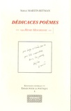 Serge Ritman - Dédicaces poèmes - Vers Henri Meschonnic.