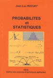 Jean-Luc Rocuet - Probabilités et statistiques - Filières sciences de gestion et sciences de l'ingénieur.