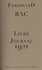 Ferdinand Bac - Livre-Journal 1921.