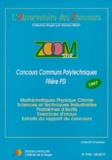  Collectif - Zoom Sur Concours Communs Polytechniques Filiere Psi. Concours 1997.