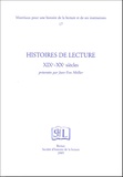 Jean-Yves Mollier - Histoires de lecture XIXe-XXe siècle.
