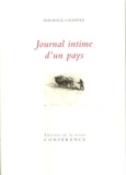 Maurice Chappaz - Journal intime d'un pays.