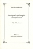 Jean-Louis Poirier - Enseignement la philosophie - L'exemple italien.