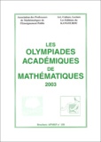  APMEP - Les Olympiades académiques de mathématiques.