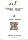  Auteurs divers - Sigila N° 4, automne-hiver 1999 : Noms cachés.