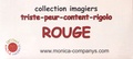 Monica Companys et Sandrine Allier-Guepin - Imagiers rouge - 4 volumes.