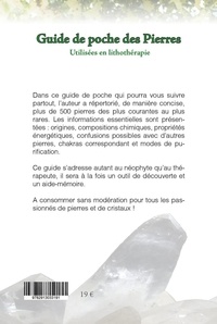 Guide de Poche des Pierres utilisées en lithothérapie. 540 pierres