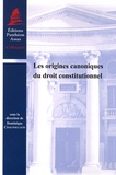 Dominique Chagnollaud - Les origines canoniques du droit constitutionnel.