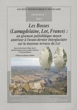Marc Jarry et David Colonge - Les Bosses (Lamagdelaine, Lot, France) : un gisement paléolithique moyen antérieur à l'avant-dernier Interglaciaire sur la moyenne terrasse du Lot.