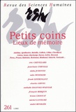 André Benhaïm et Michel Lantelme - Revue des Sciences Humaines N° 261, 1/2001 : Petis coins - Lieux de mémoire.