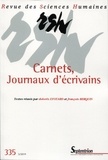 François Berquin et Dolorès Lyotard - Revue des Sciences Humaines N° 335, 3/2019 : Carnets, journaux.