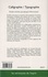Jacques Dürrenmatt - Calligraphie / Typographie.