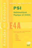  Collectif - Annales E4a Psi 1999, 2000, 2001.
