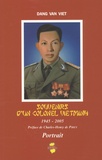 Dang Van viet - Souvenirs d'un colonel vietminh - Portrait.