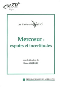 Bruno Mallard - Mercosur : espoirs et incertitudes.
