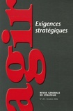 Andreu Solé et Josée Landrieu - Agir N° 28, Octobre 2006 : Exigences stratégiques.