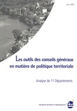 Annabelle Boutet - Les outils des conseils généraux en matière de politique territoriale - Analyse de 11 départements.
