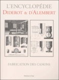 Jean d' Alembert et Denis Diderot - Fabrication Des Canons.