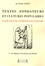 Jean-Marie Auzias - Textes fondateurs et cultures populaires - Volume 1, De Gilgames à la Chanson de Roland.
