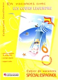  Legendre - Cahier de vacances spécial espagnol. 1 CD audio
