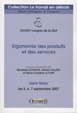 Moustapha Zouinar et Gérard Valléry - Ergonomie des produits et des services - XXXXIIe Congrès de la SELF.