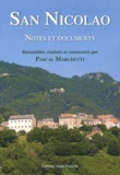 Pascal Marchetti - San Nicolao - notes et documents.