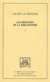 Jean-Baptiste de La Grange - Les principes de la philosophie - Tome 2.