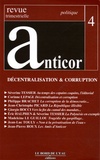 Séverine Tessier - Anticor N° 4 : Décentralisation & corruption.