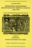 Patrick Ferté - Répertoire géographique des étudiants du Midi de la France (1561-1793) - Tome 3, Rouergue (diocèses de Rodez et de Vabres).