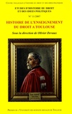 Olivier Devaux - Etudes d'histoire du droit et des idées politiques N° 11/2007 : Histoire de l'enseignement du droit à Toulouse.