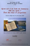 Corinne Saint-Alary-Houin - Qu'en est-il du Code de commerce 200 ans après ? - Etat des lieux et projections.