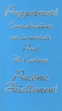 Pacôme Thiellement - Poppermost - Considérations sur la mort de Paul McCartney.