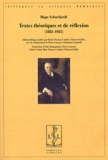 Hugo Schuchardt - Textes théoriques et de réflexion (1885-1925).