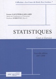 Sophie Gaultier-Gaillard - Statistiques - Cours et exercices.