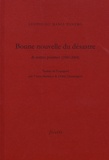 Leopoldo Maria Panero - Bonne nouvelle du désastre & autres poèmes (1980-2004).