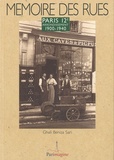 Ghali Beniza Sari - Paris 12e arrondissement - 1900-1940.