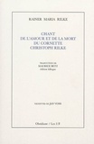 Rainer Maria Rilke - Chant de l'amour et de la mort du Cornette Christoph.