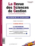 Alain Storck et Alain Le Méhauté - La Revue des Sciences de Gestion N° 235, Janvier-févr : La recherche dans les grandes écoles.
